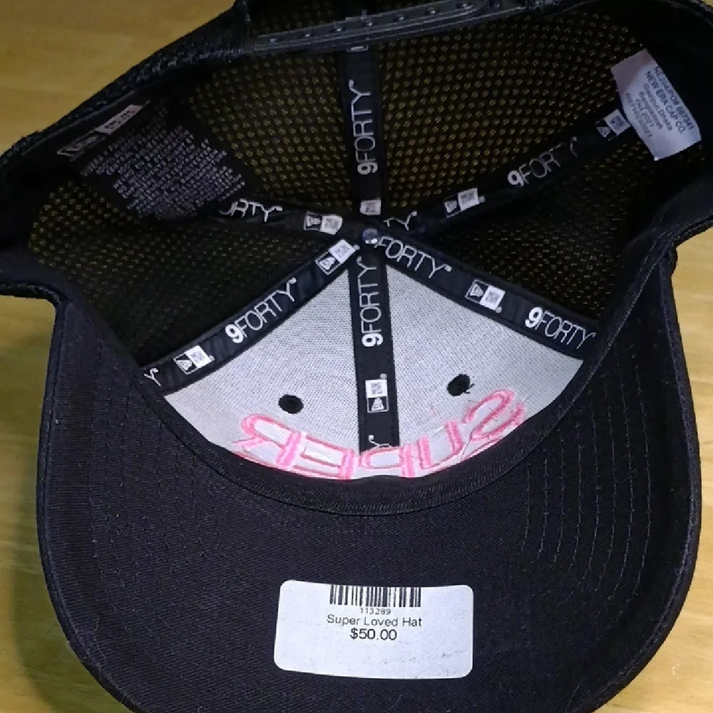 New Era Black and Pink Super Loved Hat